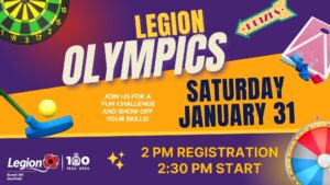 Legion Olympics - Jan 2026 @ Royal Canadian Legion Stouffville Branch 459 | Whitchurch-Stouffville | Ontario | Canada